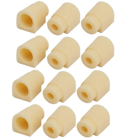 - 20mmx15mm Plastic Single Hole Bed Board Support Holder 12pcs
