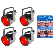 (4) Chauvet DJ Core Par 40 USB Stage Par Light Effects+(4) D-Fi USB Transceivers
