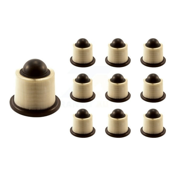 PUR Filtre à Air de Moteur (Lot de 10) pour Voiture Ford F-150 E-350 Super Duty F-350 Mustang E-250 F-250 E-150 E-450 Expedition Excursion Econoline Lincoln Club Wagon Heritage Navigator Continental K57-101251