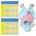 thumbnail image 2 of Summer Toddler Baby Girls Goldfish Swimwear Swimsuit Beachwear Bathing Suit One Piece 4-5 Years, 2 of 7