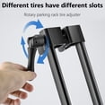 thumbnail image 4 of NANMELX Foldable Bike Stand Adjustable Bike Parking Stand Suitable for 24”-29” Bikes, 4 of 8