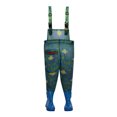 thumbnail image 3 of CUZIBR Kids Boys Girls Cartoon Camo Chest Waders Youth Fishing Waders For Toddler Children Waterproof & Fishing Waders With Boots Cozy Dailywear For Child, 3 of 8
