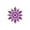 Purple, variant on 24pcs Plastic Snowflake Ornaments, Gold Snowflake Ornaments Glitter Snowflake Ornaments with Hanging String for Christmas Tree Window Ceiling Home Decoration, 4"