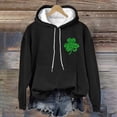 thumbnail image 4 of Womens Sweaters St. Patrick's Day Irish American Flag Hoodie Funny Graphic Casual Long Sleeve Sweatshirt L Size Sweaters For Women, 4 of 6