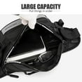 thumbnail image 3 of Yeacher Sac Banane Mode Grande Capacité Bande Réfléchissante Imperméable Résistant à l'Usure Pochette Sac Banane, 3 of 7