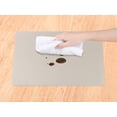 thumbnail image 3 of Unique Bargains 6 Pack Faux Leather Placemats for Kitchen Dining Table Decor Cream, 3 of 7