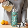thumbnail image 4 of 20 Oz Husky and Coffee Coffee Tumbler Double Wall Insulated Stainless Steel Water Bottle | Metal Reusable Thermoses Flask with Cup Cap | Leak & Sweat Proof with Anti-Dust Lid, 4 of 7