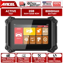 ANCEL V6 OBD2 Scanner, Full System Car Diagnostic Scanner with 15 Reset Service, Active Test, IM-MO Key, ECU/Oil Reset, Bidirectional Diagnostic Tool Code Reader, 2 Years Free Update