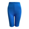 thumbnail image 4 of biudgviw Womens Biker Shorts High Waisted Athletic Yoga Knee Length Leggings Summer Gym Sporty Shorts, 4 of 5