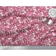 thumbnail image 3 of Soimoi Red Cotton Jersey Fabric Leopard & Wild Animal Skin Print Fabric by Yard 58 Inch Wide, 3 of 3