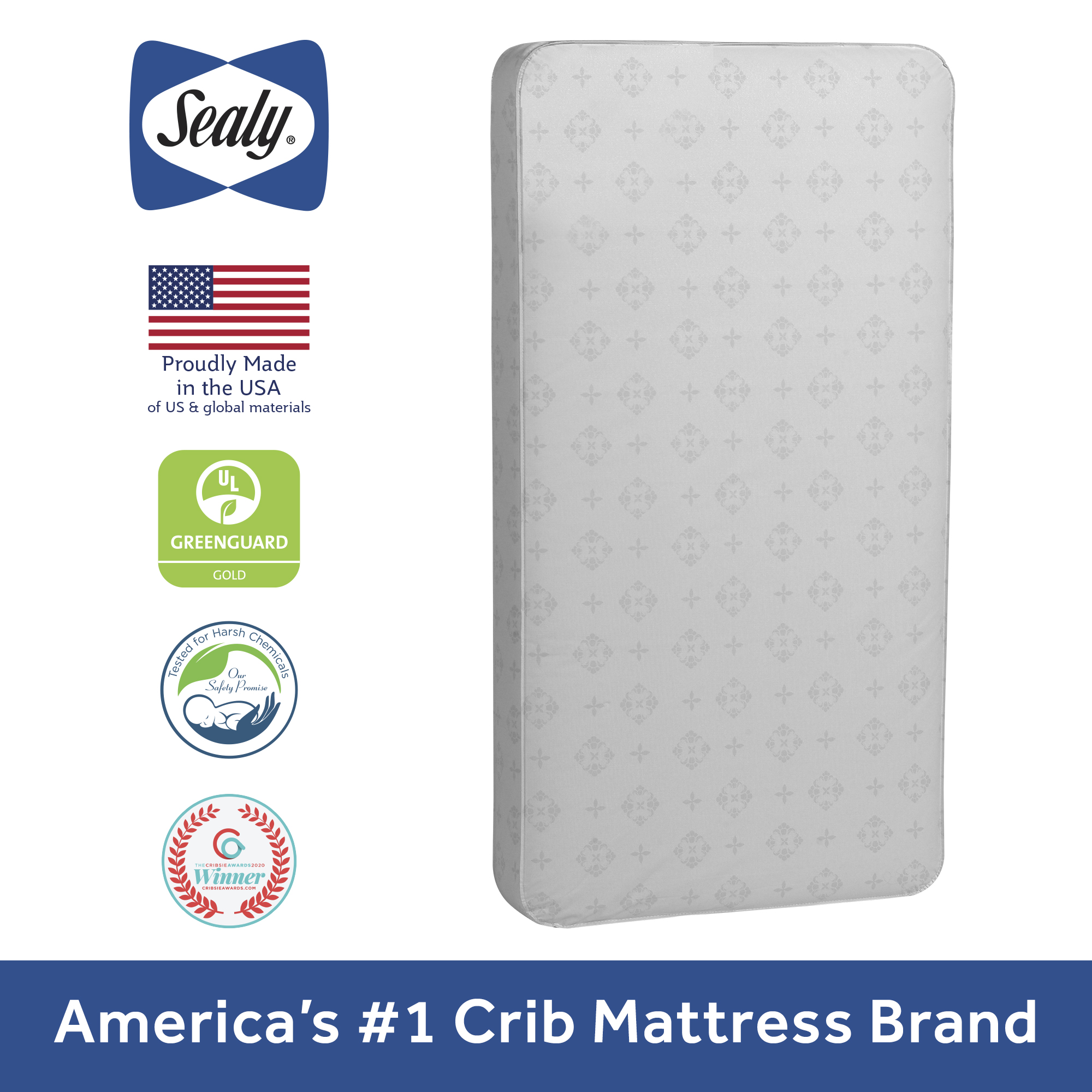 Sealy Baby Ultra Rest 2-Stage Crib Mattress photo 3