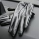 thumbnail image 5 of Guantes YAMEIZE para hombre, piel táctil, cálidos, color negro, 5 of 7