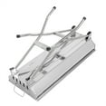 thumbnail image 6 of Tcbosik Outdoor Folding Barbecue Grill with Carbon Meshes and Anti-Scalding Handle, Silver, 6 of 11