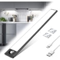 thumbnail image 1 of Luces LED para gabinete con sensor, luz LED para gabinete con sensor de movimiento, luz debajo del gabinete, 1 of 5