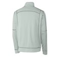 thumbnail image 3 of Men's Cutter & Buck  Gray Springfield Cardinals  Clique Helsa Performance Half-Zip Knit Pullover, 3 of 3