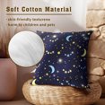 thumbnail image 6 of Moon and Stars Throw Pillow Covers 24x24 Set of 2 Cute Cartoon Blue Moon Throw Pillow Covers Modern Art Outdoors Decorative Cushion Case for Bed Couch Sofa Home Decorative, 6 of 6