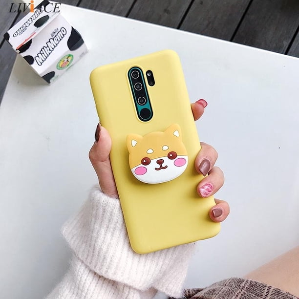 Funda de silicona con dibujos animados 3D para teléfono, carcasa con soporte para Samsung Galaxy S20, S21, FE Plus, Ultra S10, 5g, S10e Lite, S9, S8 Plus qiuyongmign unisex