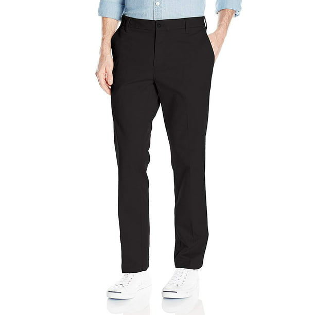 IZOD Mens 34X29 Slim-Fit Solid Four-Pocket Chino Pants - Walmart.com