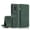 Dark Green, variant on For Samsung Galaxy S20 Skin-feel Crazy Horse Texture Zipper Wallet Bag Horizontal Flip Leather & &