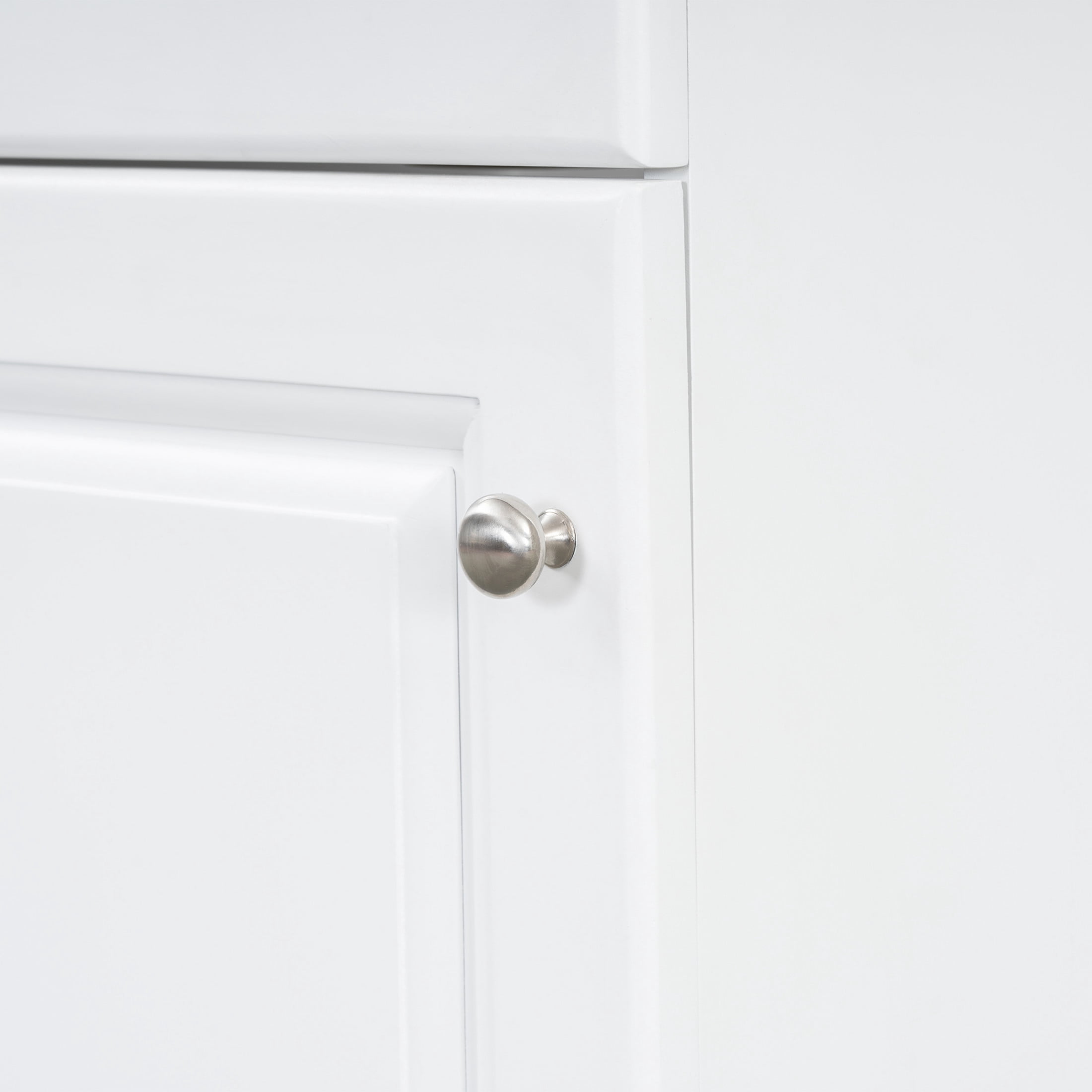 Vale Modern 18" Bathroom Vanity Cabinet with Ceramic Sink, Soft-Close Door, and Adjustable Storage, White