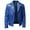 Dark Blue, variant on Mens PU Leather Jacket Casual Belted Faux Leather Motorcycle Jacket Zipper Biker Motorcycle Coat Slim Fit Biker Coat