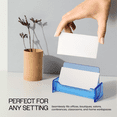 thumbnail image 5 of Blue Beauticom Clear Acrylic Business Card Holder - Style #3 - 12 Pieces, 5 of 10