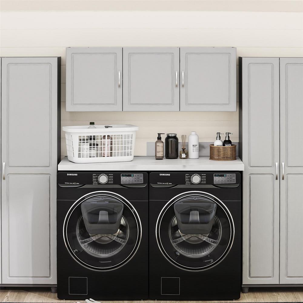 Trailwinds 54 in. Ashen Gray Wall Cabinet