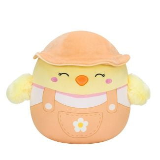 Squishmallow 12â² Aimee The Chick with Overalls & Hat 2022 Easter Stuffed Animal â Beauty