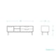 thumbnail image 2 of Mueble para tv Talitha 160 cm - Encino GAIA Contemporáneo, 2 of 7