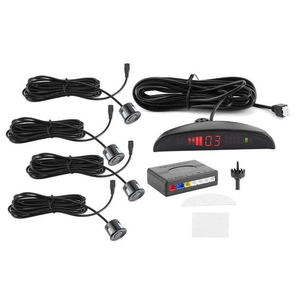 Detector de radar Inverso de Automóvil, Sensor de Estacionamiento de Automóvil Negro de Alta, Práctica Duradera para el Reemplazo de Automóvil universal