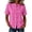 Hot Pink, variant on Vintage T Shirts for Women Mandarin Collar Short Sleeve Blouse Button Front Summer Top Casual Loose Fit Solid Color Asian Style Shirt (Army Green,S)