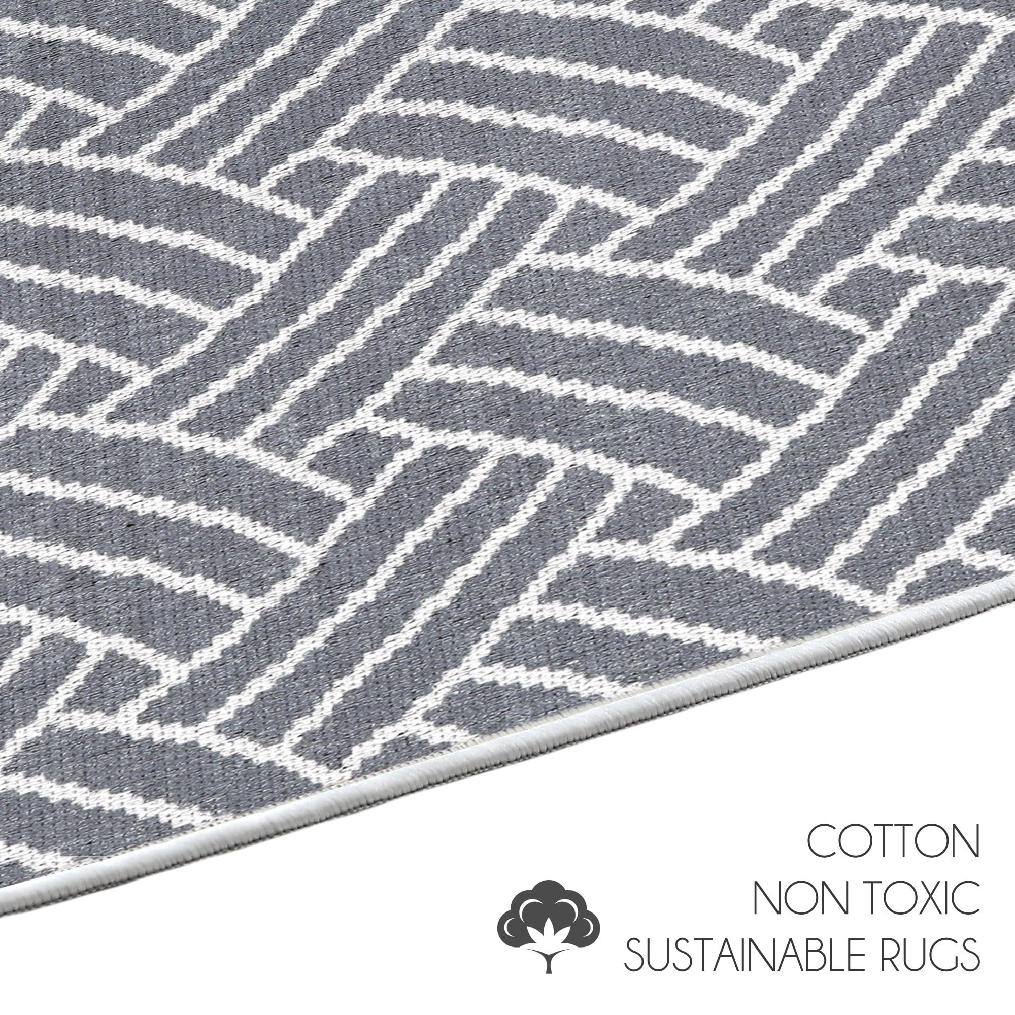 Sussexhome Under Sink Mat - Ultra-Absorbent Cotton Shelf Liners For Kitchen Cabinets - Non-Slip, Waterproof Backing - Machine Washable Surface Protector - Durable Cover, Customizable, Easy To Cut