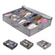 thumbnail image 1 of Zapatera Plegable Bajo Cama Para 12 Pares, Gris Oxford, 1 of 7