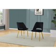 thumbnail image 4 of Rectangle 60" x 38" 5pc Clear Glass Dining Set with Black Chairs, 4 of 7
