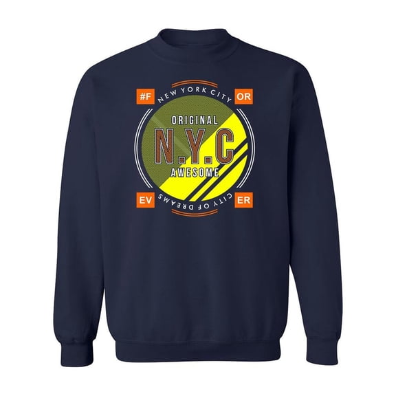 Original N.y.c. Sweatshirt Men -Image by Shutterstock, Male Small