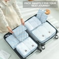 thumbnail image 5 of Livhil 8Pcs Packing Cubes for Luggage, Packing Cubes for Travel Luggage Packing Organizers ( Blue Plaid ), 5 of 7