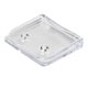 thumbnail image 2 of 4Pcs Shower Curtain Clips Transparent ABS Material Easy Installation No Drilling, 2 of 4