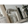thumbnail image 4 of Kingston Brass FB4648SVL Serena 4-Inch Centerset Bathroom Faucet with Retail Pop-Up, Brushed Nickel, 4 of 5