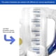 thumbnail image 5 of Entrenador Pulmonar Entrenador De Respiración Entrenamiento Volumétrico Entrenador De Respiración Pulmonar 3000Ml/5000Ml Monstrate CE007827-02, 5 of 6