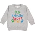 thumbnail image 2 of Inktastic My Godmother Loves Me Toddler Sweatshirt, 2 of 4
