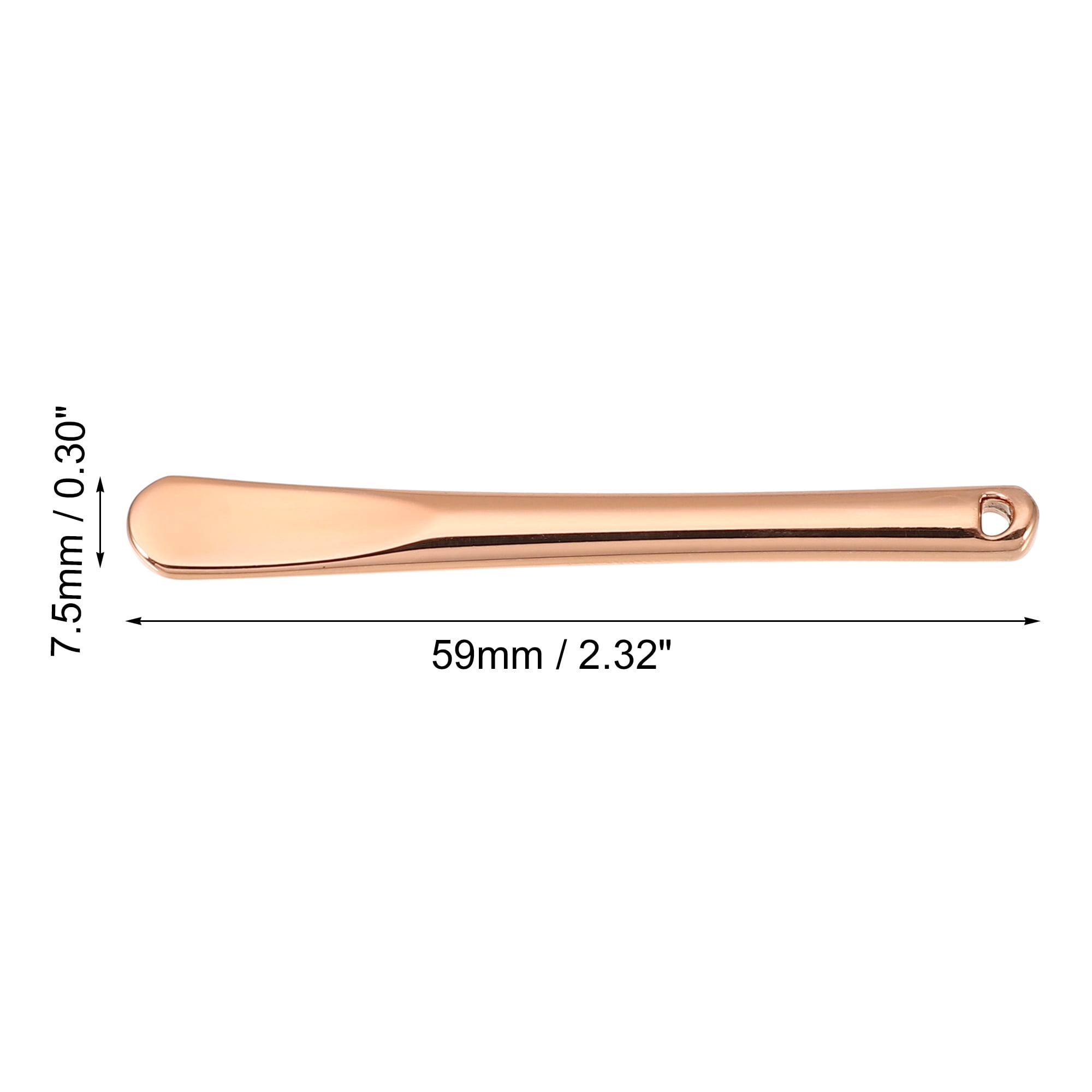 Unique Bargains 4pcs Makeup Spatula Mini Spoon for Facial Cosmetic 2.32" x 0.30"