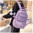 thumbnail image 5 of Juego de mochila de 3 uds con juegos de almuerzo, mochila para chicas adolescentes, mochila escolar con gradiente, 5 of 5