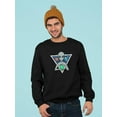 thumbnail image 2 of Mighty Alien Design Sweatshirt Men -Image by Shutterstock, Male 3X-Large, 2 of 4
