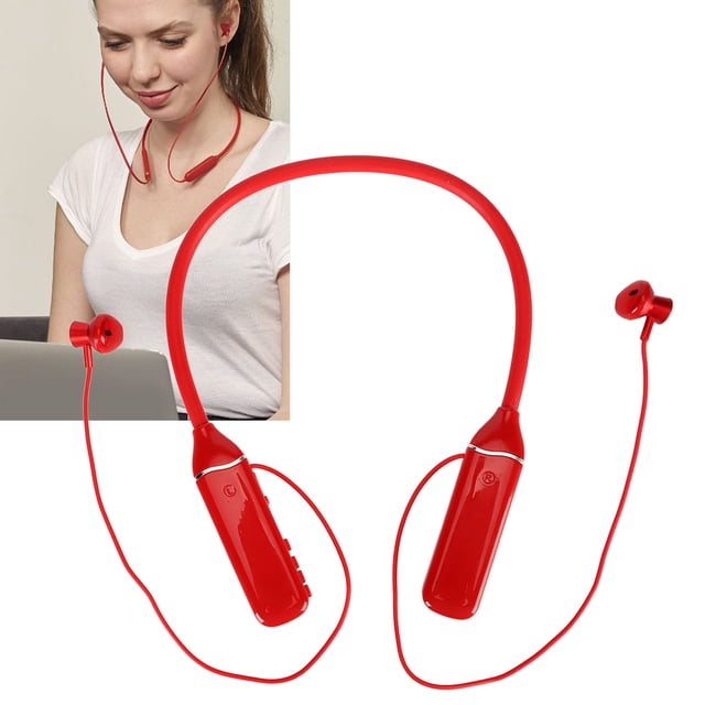 Magnetic Earbuds Headset, Neckband Headphone RGB Backlight Long Battery Life IPX5 Waterproof LED Power Display for Exercise White,Black,Pink,Red,Yellow,Blue,Purple,Green