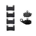 thumbnail image 2 of KMG Front + Rear Brake Pads Compatible with 2011 Kawasaki 1000 Ninja - Non-Metallic Organic NAO Brake Pads Set, 2 of 4