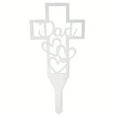 thumbnail image 1 of Cruz Arte Duelo Sunnimix Estatua Impermeable Hueco Recuerdo Regalos Con Corazón MDOD03, 1 of 7