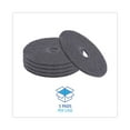 thumbnail image 4 of Boardwalk Standard High Performance Stripping Floor Pads 17" Diameter Black 5/Carton 4017HIP, 4 of 6