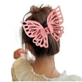 thumbnail image 4 of Censtreet Large Non-Slip Metal Sparkly Butterfly Hair Jaw Clips for Women - Strong Hold Cute Hair Claws, Headwear Gifts, 4 of 4