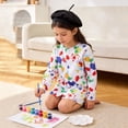 thumbnail image 6 of Ticikt Kids Art Smock,Waterproof Painting Apron Artist Smocks Long Sleeves Role Play Dress Up,Color:Multicolour,Size:10-14 Years, 6 of 6