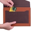 thumbnail image 5 of SaniMore Wallet Case for ALL-New Fire 7 2022 7 inch, PU Leather Magnetic Closure Cover Support Pencil Holder Card Slot & Adjustable Kickstand Full Body Protective Shell, Brown, 5 of 6